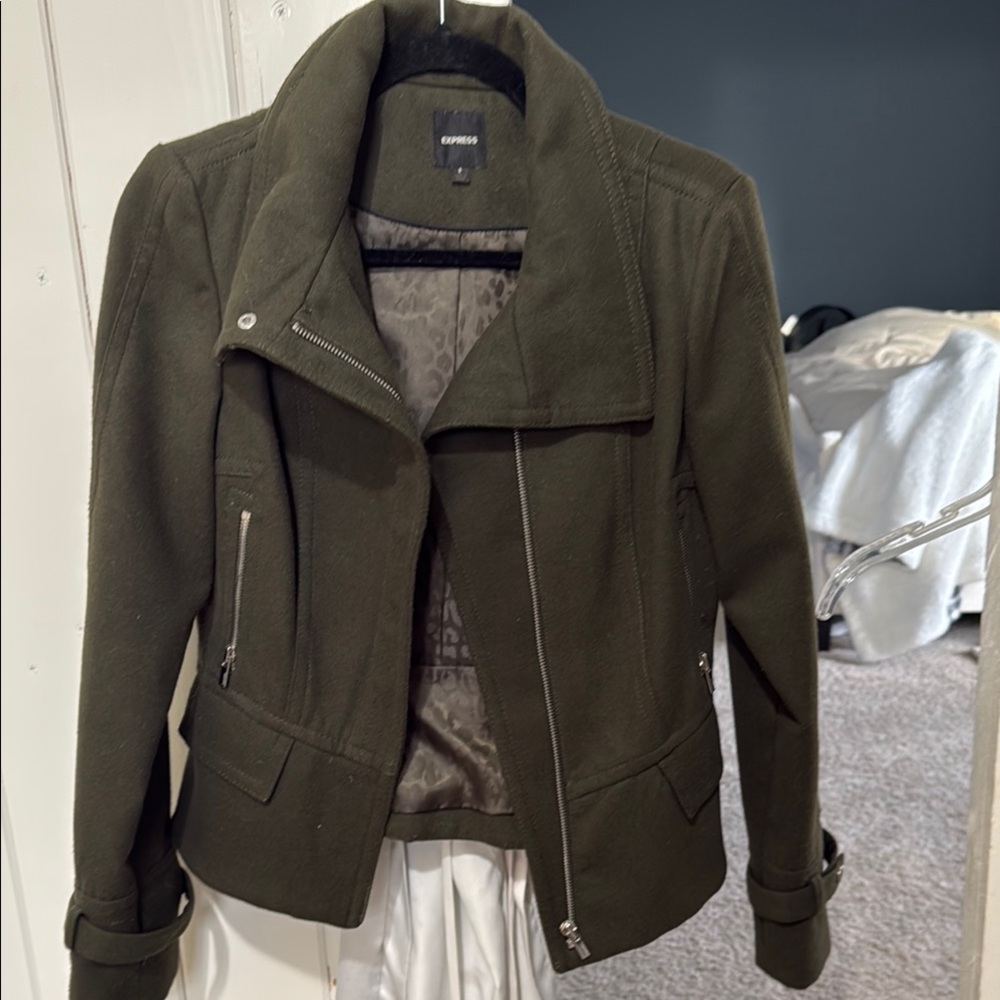 Express Olive Green Jacket